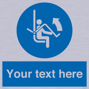 Custom Mandatory: Open safety bar of chairlift